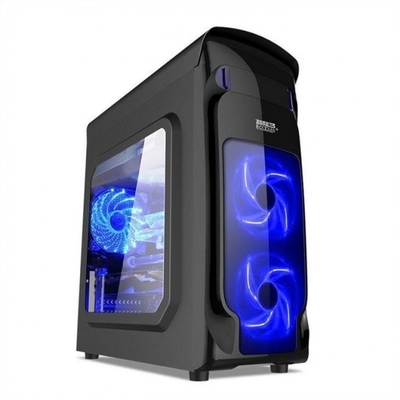 ETEK Computer Case support ATX MATX ITX, Front Pandel and Side Panel have Arcylic Windows
