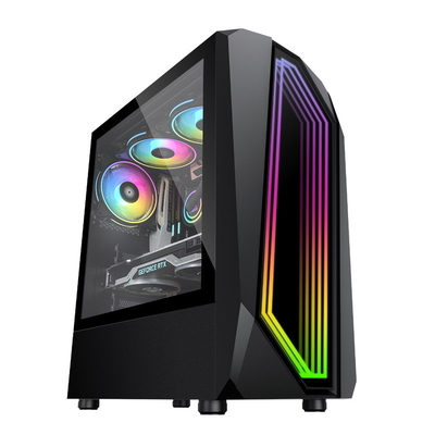 Mini ITX ARGB Full Atx Gaming Case LED lighting