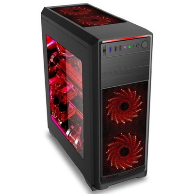Transparent Computer Cabinet RGB Case For 410 Atx motherboard