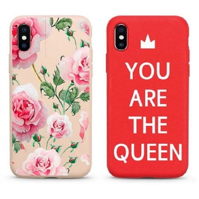 ETEK Phone Case 1.5mm Liquid Painted Mobile Protector Cover Soft TPU Silicone Case Silicone Hand Feeling