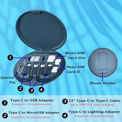 60W TPE Fast USB Data Cable Cord Kit 480Mbps