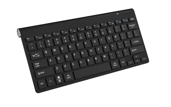 Wireless 2.4G All Black Keyboard And Mouse Set Simple Style For Office Home
