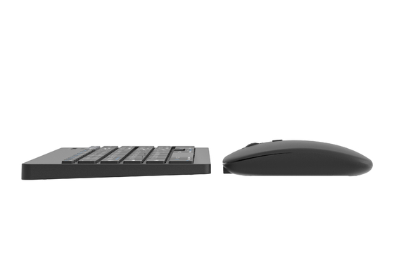 Minimalist All-black 99-key Wireless Keyboard With Wireless Charging Multi-DPI 4D Mouse For Offices Homes