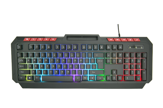 Customizable Portable Rainbow Backlit Gaming Keyboard With 104 Keys And 10 Hotkeys For Users Seeking Efficient Work