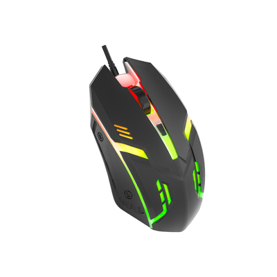 Gradient LED Lighting Multi-level Adjustable DPI Setting Equipped With 8108 Chip Gaming Mouse For Gamers And Office User