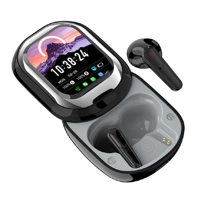Bluetooth V5.4 Touch Controls 1-hour Charge For 3.5 Hours Talk Time IP4 Waterproof Supports WhatsApp Facebook Notifications
