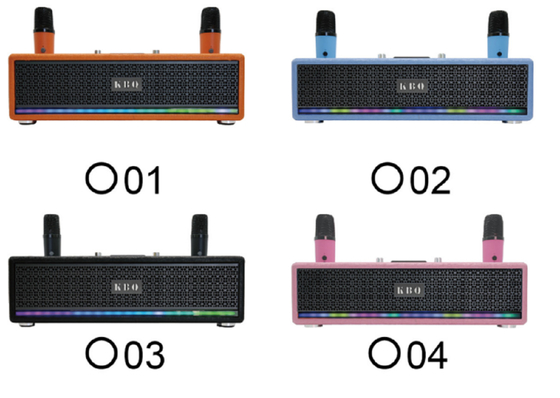 Dual LTK53101 Amplifiers 2.5-inch Full-range Speakers 40mm Tweeter 2400mAh Battery LED Light Strip With Metal Grille BT 5.3