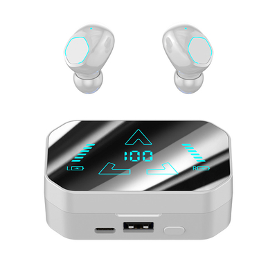 Bluetooth 5.3, F10 Waterproof And Dustproof In-ear Headphones With Digital Display Ergonomic Design For Sports Gaming Use