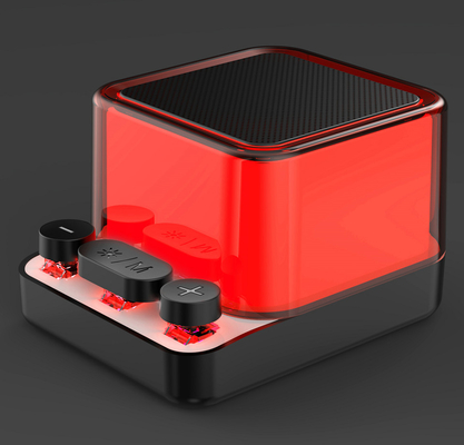 10W Power Black Bluetooth Speaker with 2400mAh/1200mAh/800mAh Batteries Supports TF/FM Playback and 32GB Memory Card