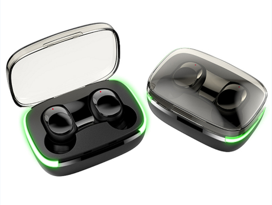 ETEK F8 speaker, supports MICRO/USB-C (customizable), 30mAh headphone battery, 200mAh charging case. Small, lightweight