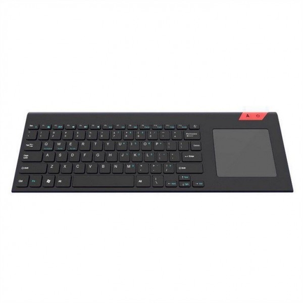 clavier 2.4G sans fil avec le Touch Pad avec le clavier normal ultra compact inoxydable solide de contrôle facile de médias pour le PC TV