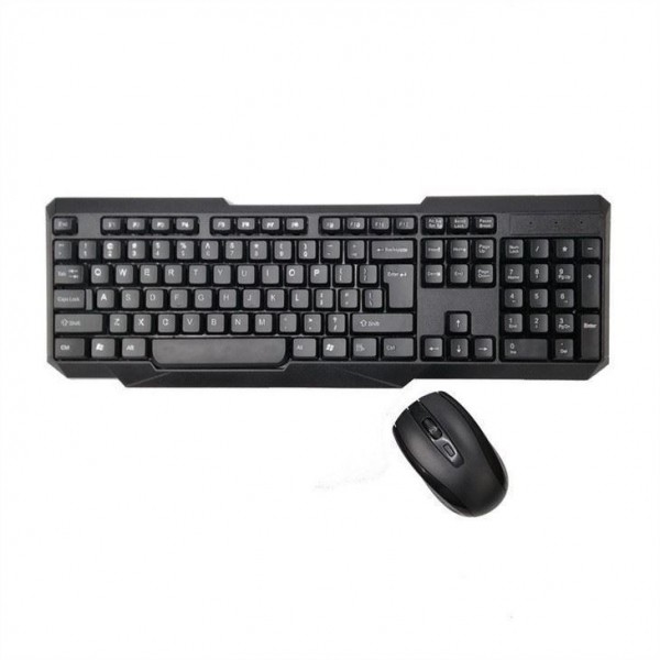 Kit clavier sans fil 2.4G clavier USB pour ordinateur portable ou ordinateur - clavier pleine taille avec pavé numérique