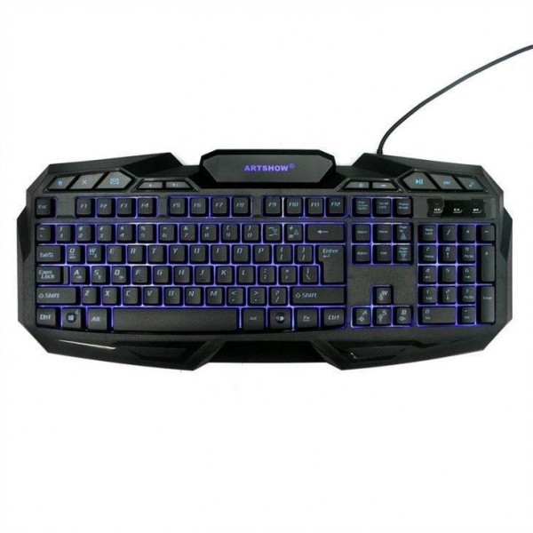 Les clés de câble de la norme 104 d'ordinateur de clavier et 10 touches de fonction dans des clés tranquilles noires allument le retour de tapement mais pas le Nosizy