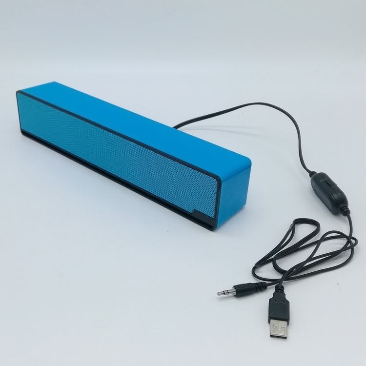 stéréo de câble AUX. 2,0 de Soundbar d'orateur d'ordinateur de 3.5mm pour le PC Labtop