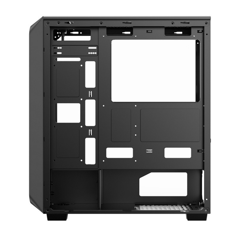 Micro ATX/ATX/ITX CASE Dazzle ARGB Effect Front Panel Bottom Mount Power Supply Disponible en noir et blanc