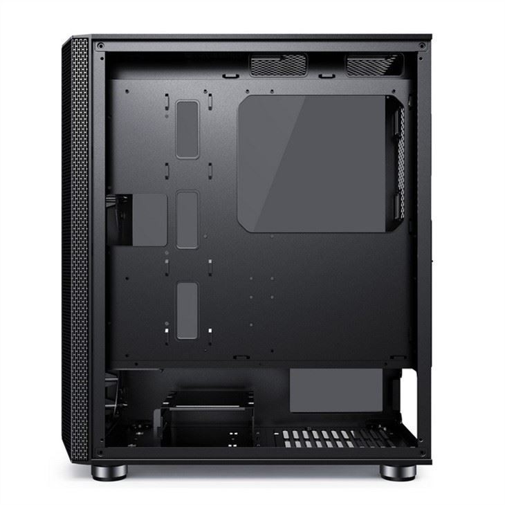 Boîtier d'ordinateur avec filtre anti-poussière de conception magnétique prend en charge 6 ventilateurs ATX mi-tour boîtier de jeu PC panneau latéral en verre gestion des câbles