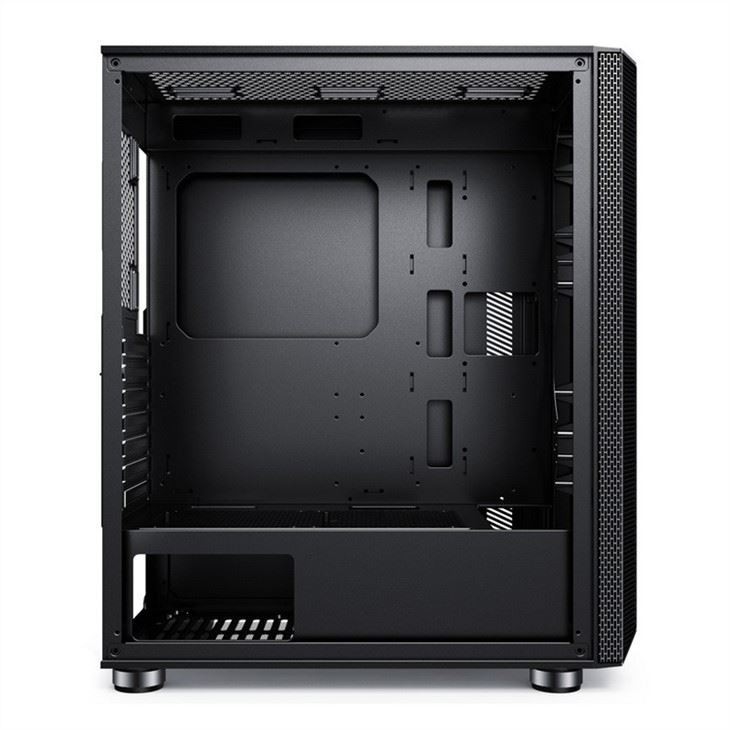 Boîtier d'ordinateur avec filtre anti-poussière de conception magnétique prend en charge 6 ventilateurs ATX mi-tour boîtier de jeu PC panneau latéral en verre gestion des câbles