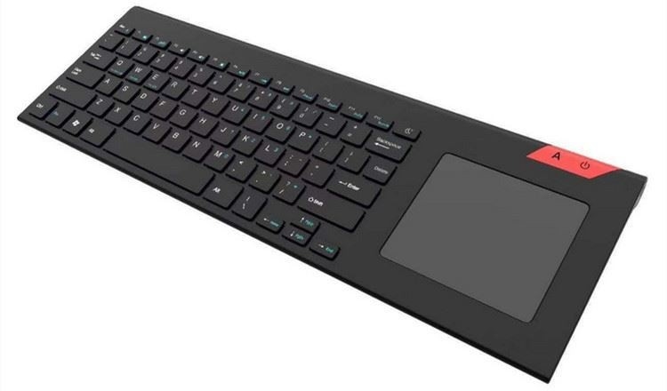 clavier 2.4G sans fil avec le Touch Pad avec le clavier normal ultra compact inoxydable solide de contrôle facile de médias pour le PC TV