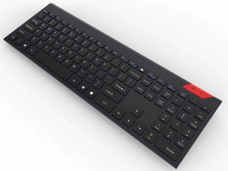 clavier 2.4G sans fil avec le Touch Pad avec le clavier normal ultra compact inoxydable solide de contrôle facile de médias pour le PC TV