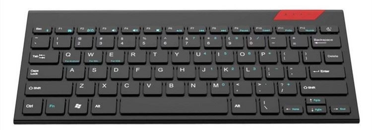 clavier 2.4G sans fil avec le Touch Pad avec le clavier normal ultra compact inoxydable solide de contrôle facile de médias pour le PC TV