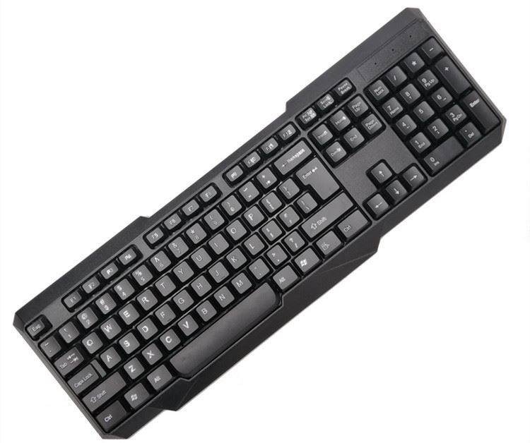 Kit clavier sans fil 2.4G clavier USB pour ordinateur portable ou ordinateur - clavier pleine taille avec pavé numérique