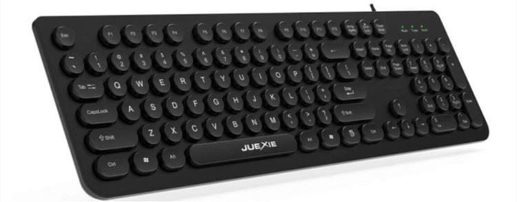 Clavier d'ordinateur filaire chocolat silencieux et clavier personnalisé 60 souris pour PC KB1430