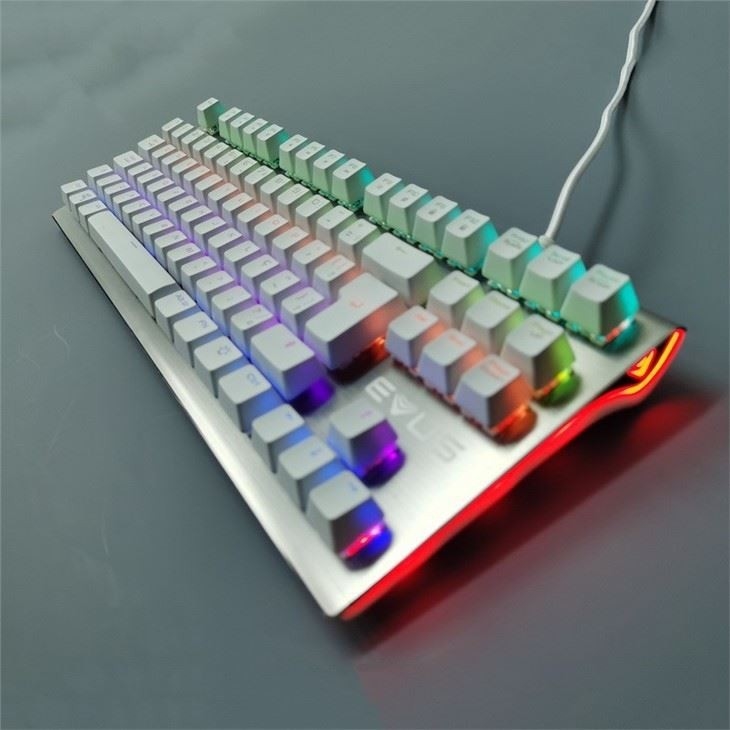 Antipoussière filaire rétro-éclairé mécanique sans fil de la souris du clavier 87 RVB pour la machine à écrire