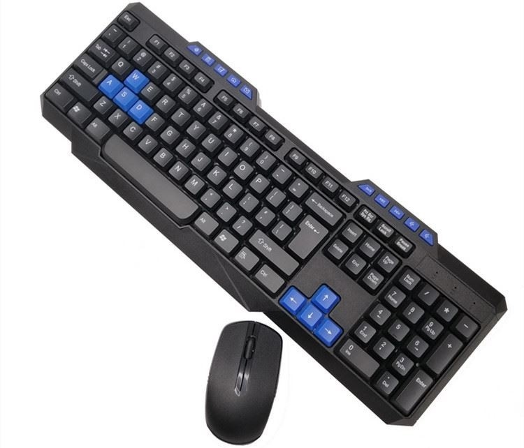 Le clavier et la souris d'ordinateur de câble par radio mince mécanique imperméable ont coloré les dessus de touche MA699R1