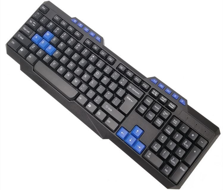 Le clavier et la souris d'ordinateur de câble par radio mince mécanique imperméable ont coloré les dessus de touche MA699R1
