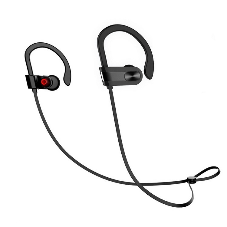 Écouteurs sans fil Bluetooth Jogger écouteurs intra-auriculaires IPX7 anti-transpiration pour la salle de sport en cours d'exécution