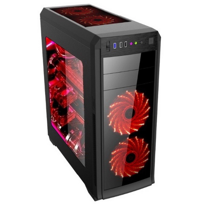 Transparent Computer Cabinet RGB Case For 410 Atx motherboard
