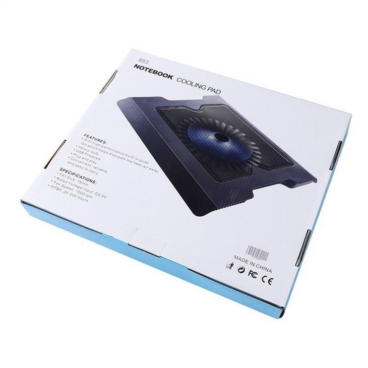 Support de refroidissement pour ordinateur portable ETEK - Ventilateur de refroidissement pour ordinateur portable avec ventilation de 14 cm, accessoires pour ordinateur portable
