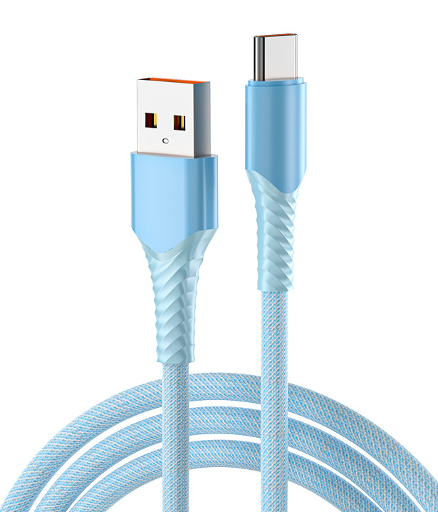 Câble de données USB rapide de charge mobile QC3.0 à la puissance maximale de type C 66W