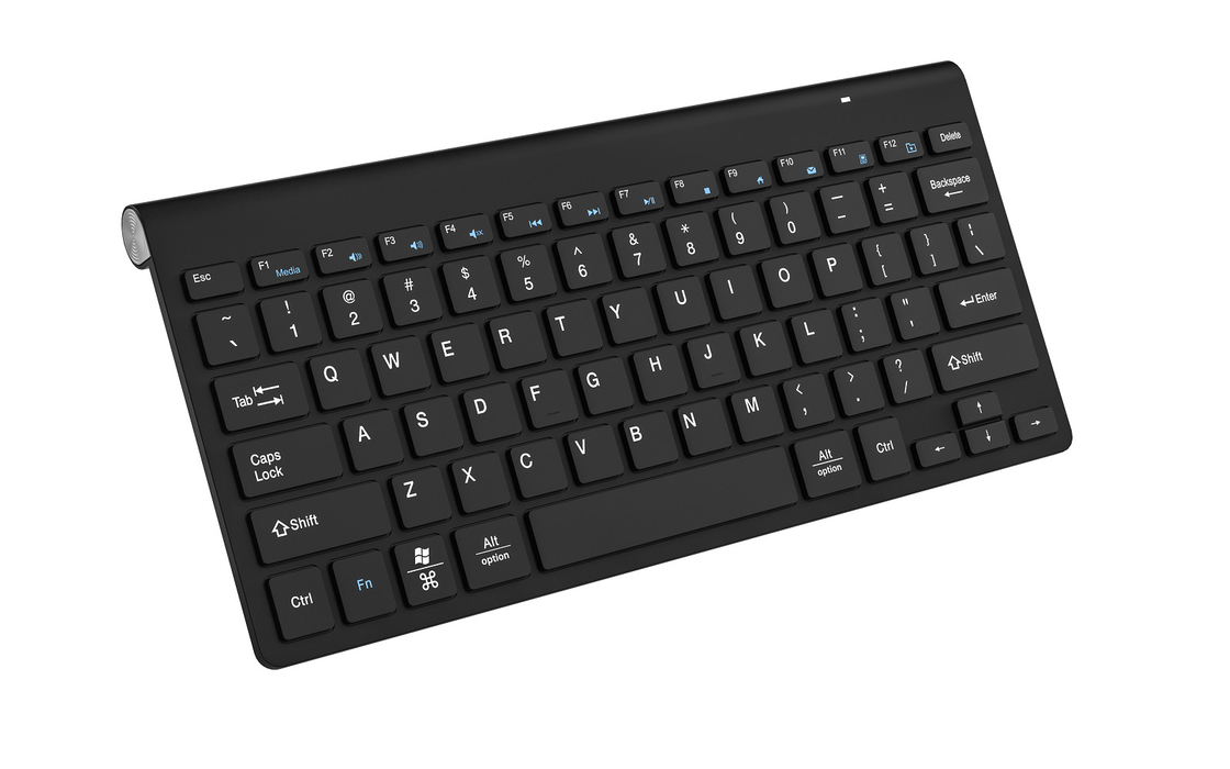 Le clavier et la souris tout noir sans fil 2.4G Simple Style pour le bureau à la maison