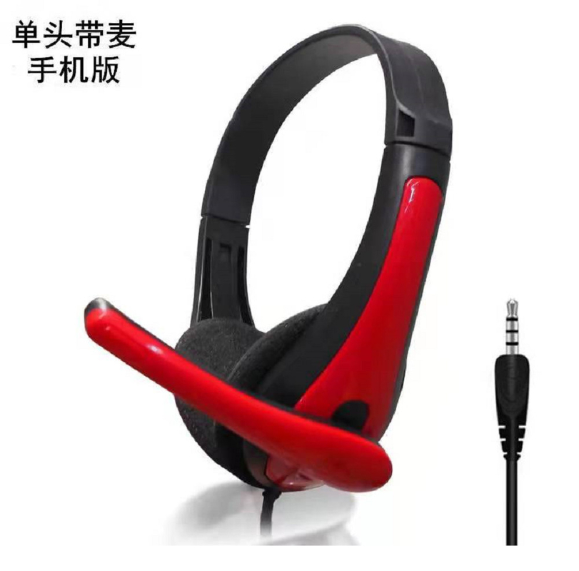 Écouteurs câblés à tête unique à double tête avec microphones pour ordinateurs téléphones portables au bureau