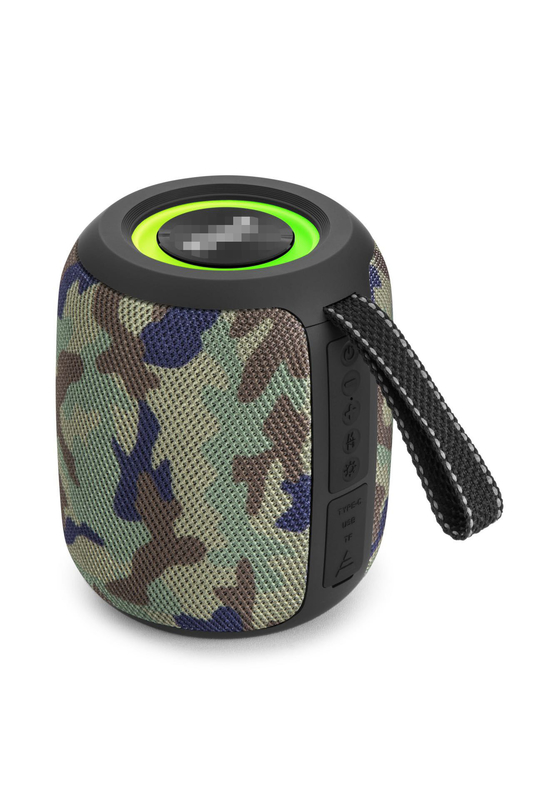 Portable 10W Hi-Fi Running Marquee Radio haut-parleur Bluetooth avec lumières, Convient pour l'appariement avec un téléviseur ou un projecteur pour profiter d'un temps audio et vidéo à domicile de haute qualité