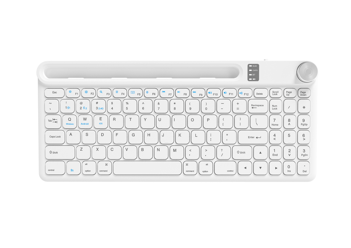 Clavier Bluetooth 3.0 ou 5.0 à 96 touches Portable pour une utilisation mobile fréquente avec des tablettes ou des ordinateurs portables