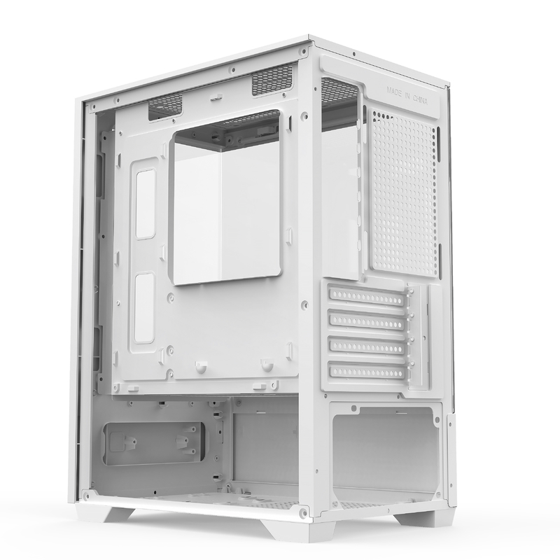 Micro-ATX ITX PC Gaming Case 1 HDD Bay 1 SSD Drive Bay Les deux couleurs en noir et blanc