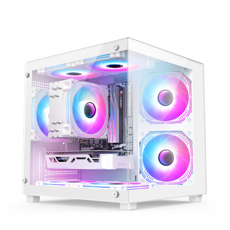 Micro-ATX / ITX PC Case Awesome Dissipation de chaleur prend en charge de nombreuses configurations de matériel différentes pour les joueurs professionnels