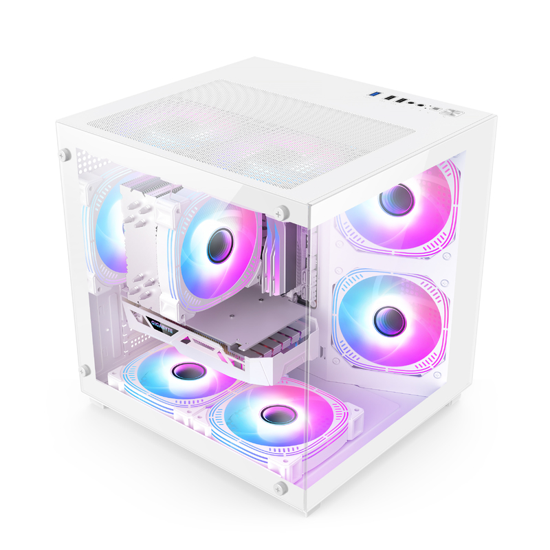 Micro-ATX / ITX PC Case Awesome Dissipation de chaleur prend en charge de nombreuses configurations de matériel différentes pour les joueurs professionnels