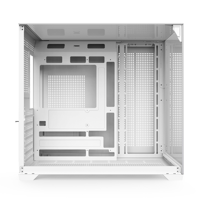 Chassis en verre à trois côtés Prend en charge les cartes mères ATX de taille réelle Casse d'ordinateur pour les utilisateurs nécessitant une expansion efficace du refroidissement