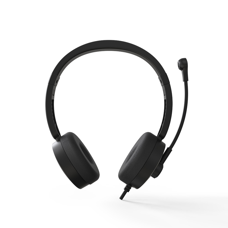 ETEK casque filaire antibruit bloque le bruit pour un son immersif lors des réunions, du travail ou des jeux