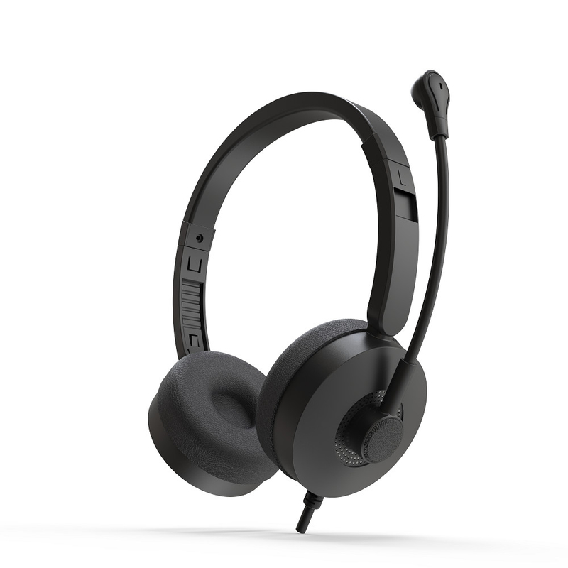 ETEK casque filaire antibruit bloque le bruit pour un son immersif lors des réunions, du travail ou des jeux