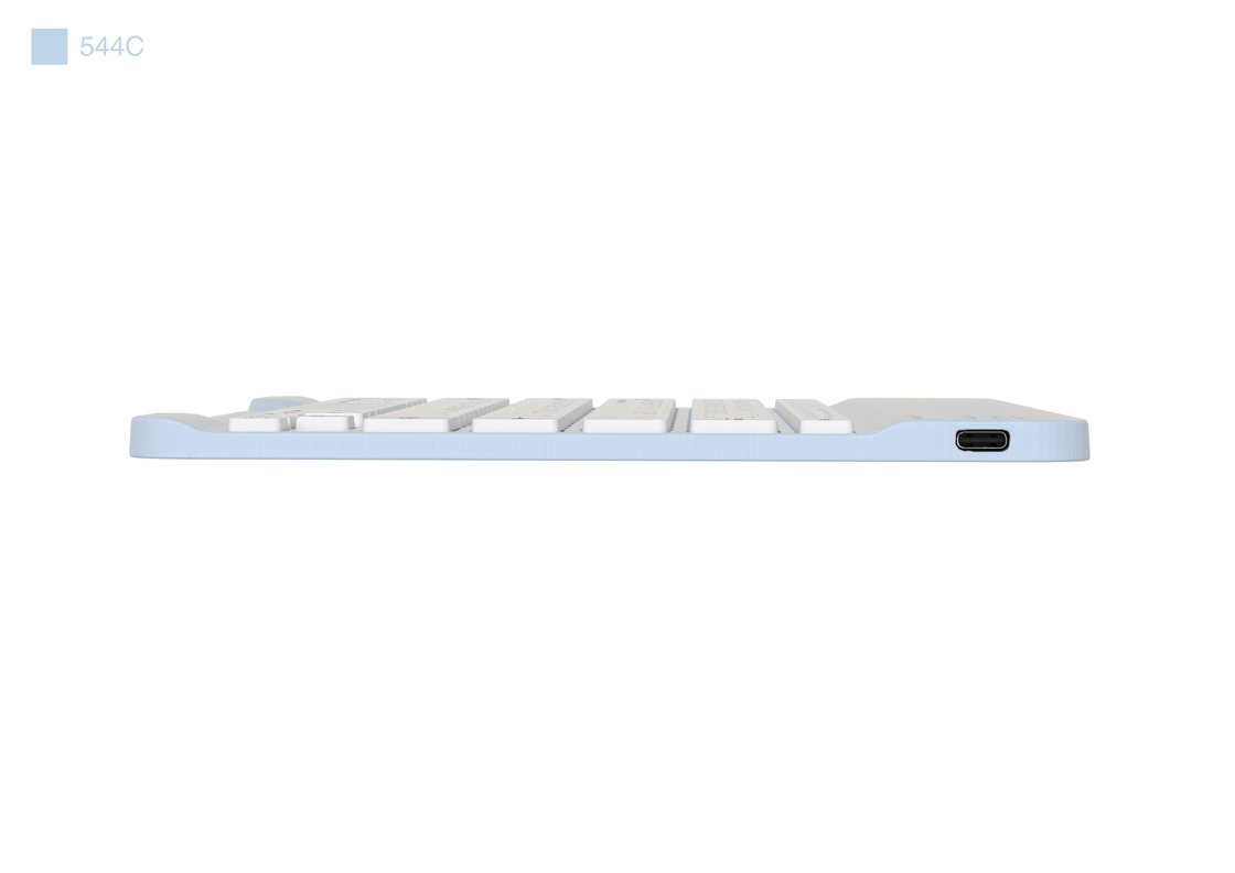 Clavier sans fil Bluetooth ultra-mince à 78 touches Compatible avec Windows IOS et Android pour les utilisateurs mobiles d'écriture de bureau