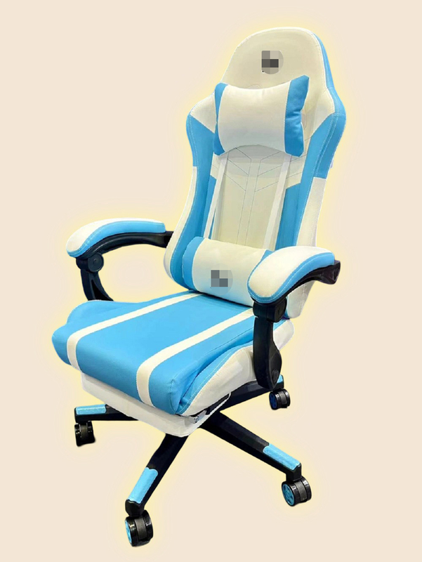 La chaise de jeu haut de gamme prend en charge une ergonomie saine avec plusieurs réglages, y compris le repose-tête, le dossier et le repose-pieds.