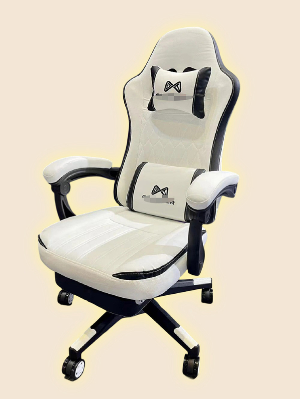 La chaise de jeu haut de gamme prend en charge une ergonomie saine avec plusieurs réglages, y compris le repose-tête, le dossier et le repose-pieds.
