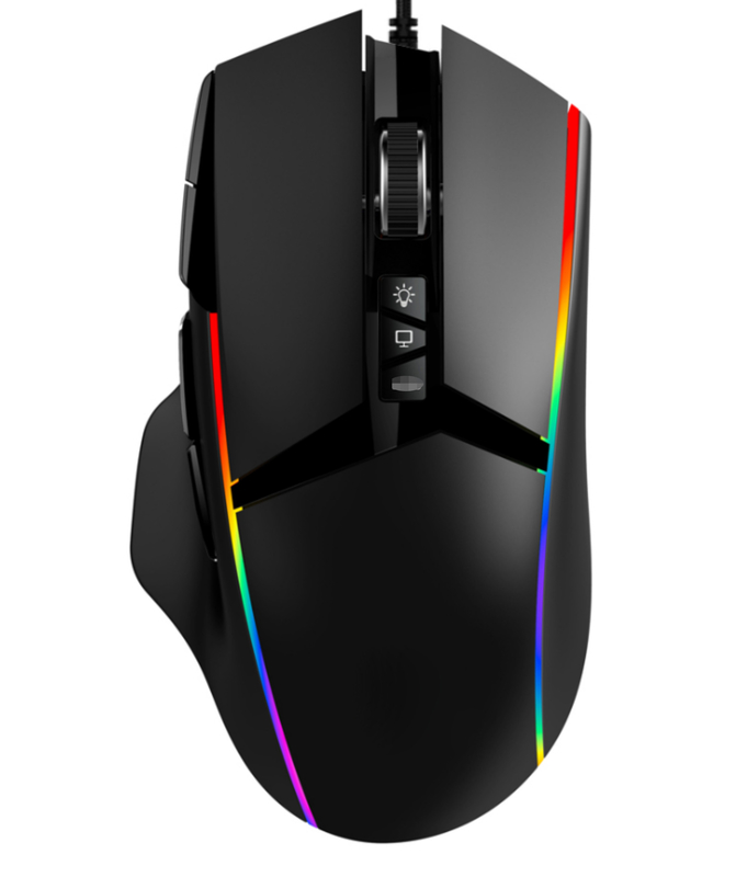 Souris de jeu 11D dotée d'une technologie de capteur avancée réglable DPI personnalisé pour les joueurs et les professionnels