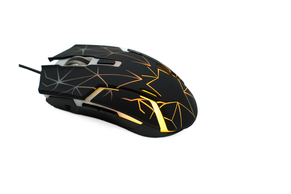 Souris d'ordinateur filaire RGB Rainbow Backlight Sensor léger haute performance Paramètres précis 6D DPI Pour les joueurs Les joueurs de sports électroniques