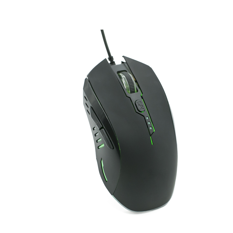 rétroéclairage RVB, réglage DPI à 4 niveaux, USB plug-and-play, souris de jeu 6D ergonomique pour professionnels et utilisateurs ordinaires