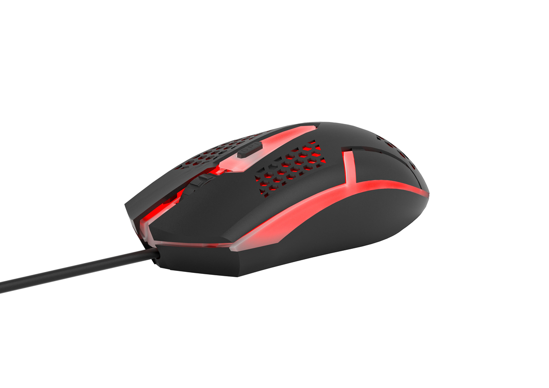 Éclairage LED 8108 Puce réglable DPI Conception compacte portable Mouse de jeu largement applicable